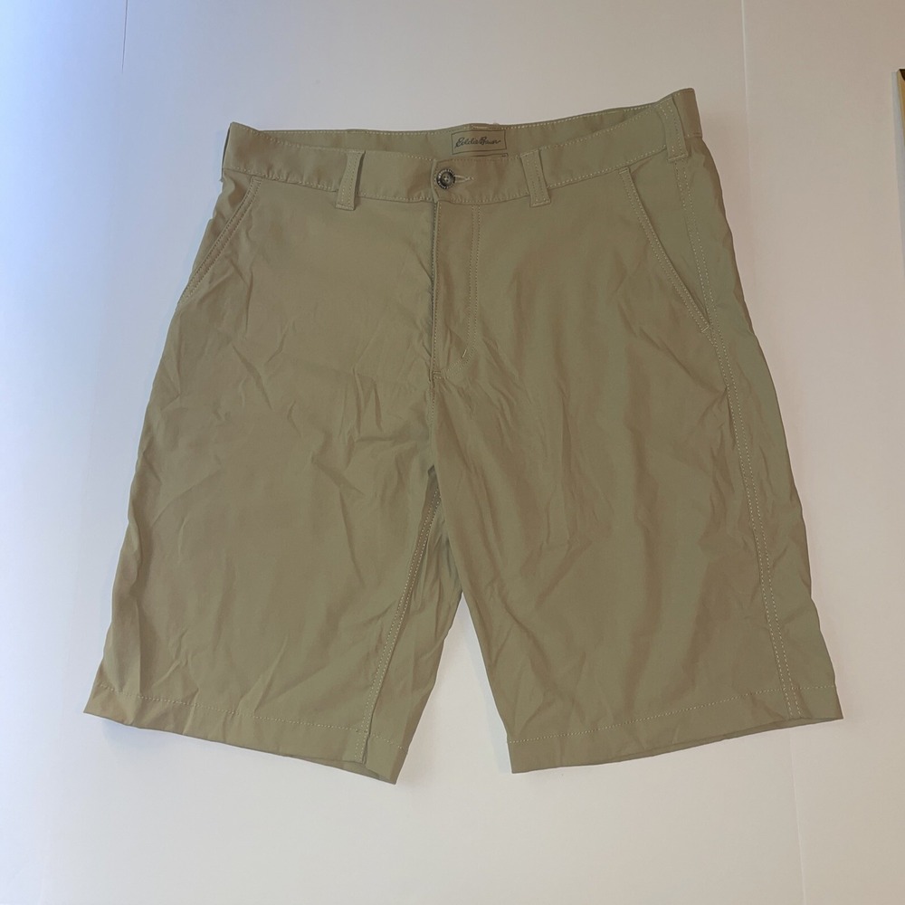 Eddie Bauer Travex  Hiking Performance Lightweight Hiking Shorts Mens 36 Beige